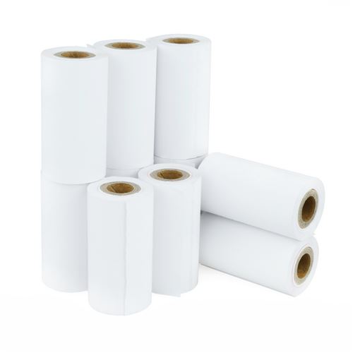 Bobine rouleau papier thermique pour imprimante TPE et caisse enregistreuse 57x30mm 10 unités