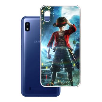 طريقة الصابونيه Coque pour Samsung Galaxy A10 - One Piece Luffy Jump Force