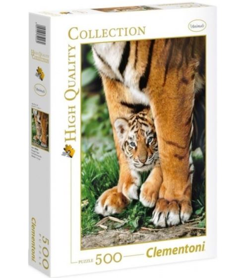 Puzzle 500 pièces : tigre du bengale clementoni