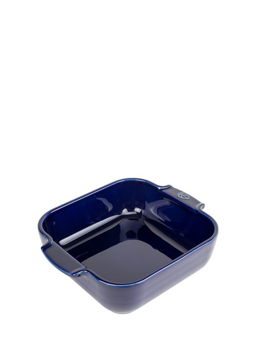 Peugeot - Plat four céramique carré bleu profond 21 cm - 8,25'