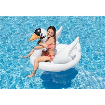 Bouée à chevaucher Intex Cygne Blanc