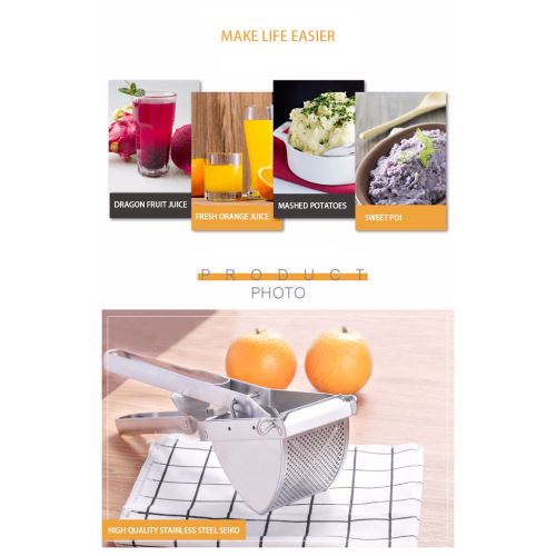 25 Sur En Acier Inoxydable Lime Et De Citron Presse Agrumes Manuel Presse Agrumes Presse En Acier Inoxydable De Pommes De Terre Puree Bt018 Achat Prix Fnac
