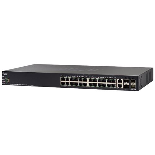 CISCO Switch Ethernet Gigabit Cisco 24 Ports Rj45 100mbps Manageable Niv3 + 2 X 10 Giga + 2 Sfp+ 10 Giga