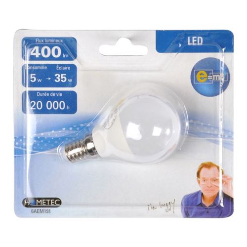 Ampoule LED Sphère 5W 8cm Blanc