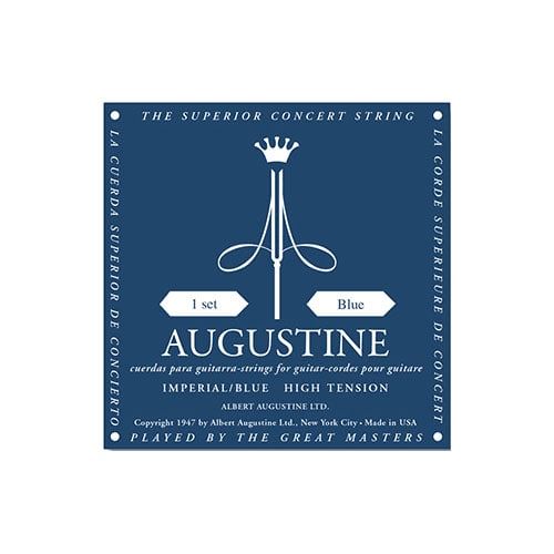 JEU DE CORDES GUITARE AUGUSTINE IMPERIAL BLEU