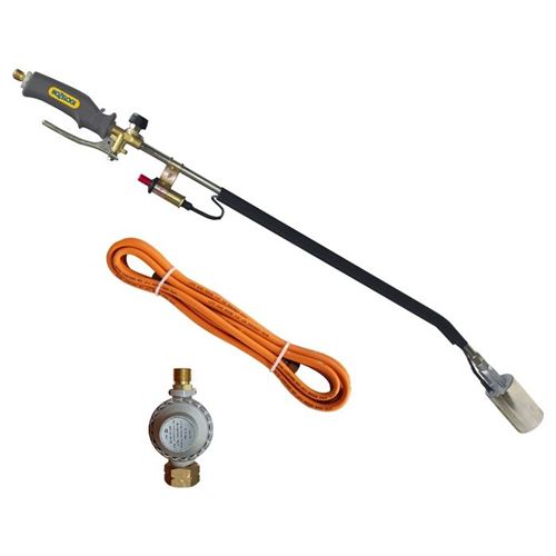 Hozelock Jaune/Gris Désherbeur Thermique À Gaz 1 Brûleur En Métal Et Plastique - Image 1