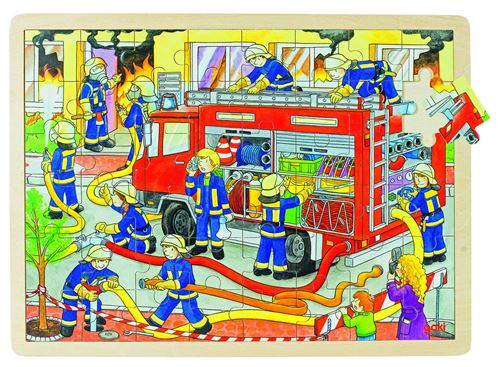 Goki Puzzle: Lutte Contre L'incendie 48-Piece