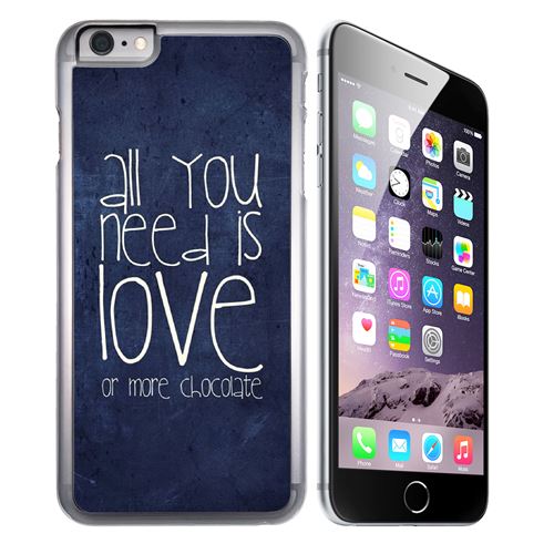 Coque pour iPhone 6 et iPhone 6S all you need is chocolate