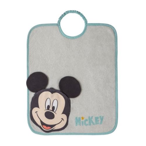 DISNEY BABY Mickey bavoir 2eme âge Bagolo réversible - 30 x 37 cm