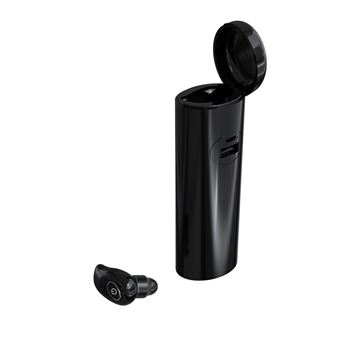 Casque de sport Bluetooth 5.0 V21 sans fil unique stéréo avec boîte de chargement noir - 1