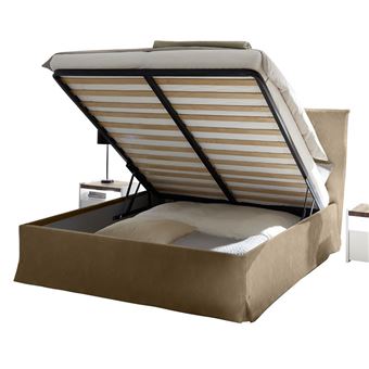 2352 01 Sur Chambre Adulte Couleur Bois Miel Et Taupe Adriano Lit