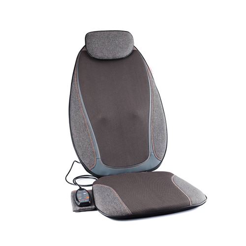  Tapis de massage shiatsu si&eacute;ge massant Cozy 4 niveaux 