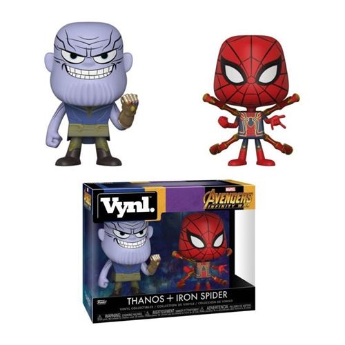 Figurine Vynl. - Avengers : Infinity War - Thanos et Iron spider