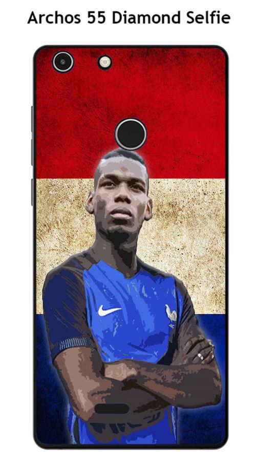Coque TPU gel souple Archos 55 Diamond Selfie design Pogba