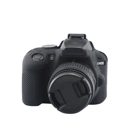 En caoutchouc souple en silicone Coque Couvercle de protection pour Nikon D3400 Caméra Sac tampon_kosenewe237