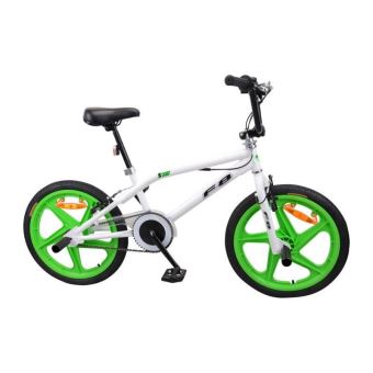 Mercier Velo Bmx Freestyle 20 4 Pegs Blanc Et Vert Velos Achat Prix Fnac