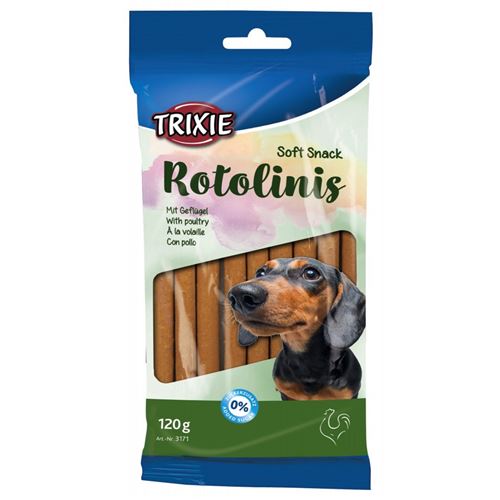 friandise chien Soft Snack Rotolinis a la volaille 120g soit 12 pieces - Trixie - TR-3171