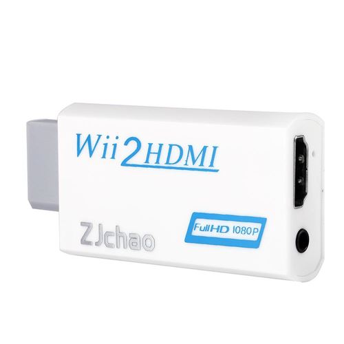 Adaptateur Wii Hdmi, adaptateur convertisseur HD Wii vers HDMI 720