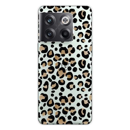 Coque en silicone imprimée compatible OnePlus 10T 5G Léopard