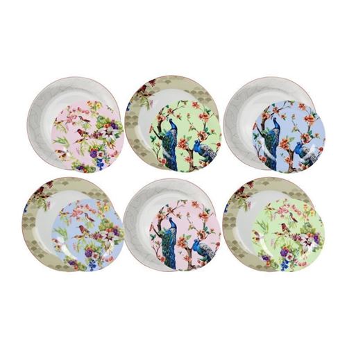 ARD'TIME EC-OZ12AS Service de table 12 pieces ' garden life '