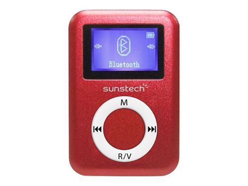 Sunstech DEDALO2BT - Lecteur numérique - 4 Go - rouge