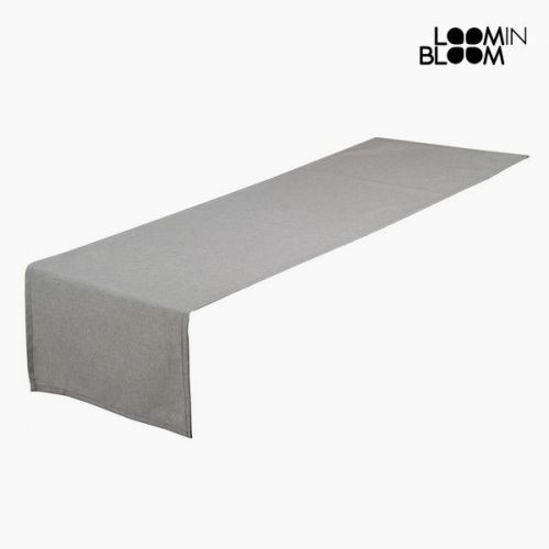Chemin de Table Gris (40 x 13 x 0,5 cm) by Loom In Bloom