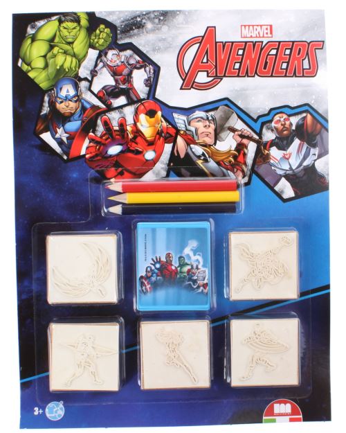 Multiprint Coloriage Avengers 9 pièces