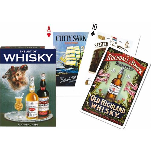 Jeu de 55 cartes WHISKY PIATNIK Multicolore