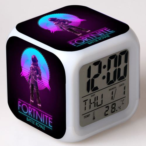 Stack Multicolore Réveil Enfant Led Multifonctionnel Coloré - Fortnite #13