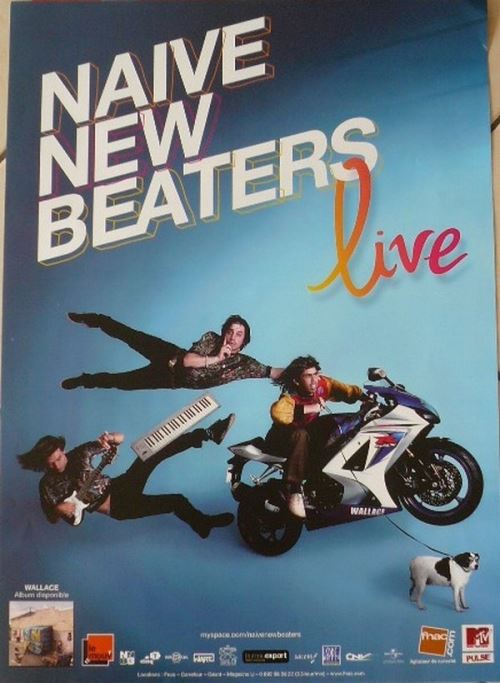 Naive New Beaters - 40x60 cm - AFFICHE / POSTER