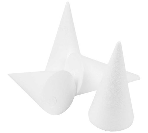 Creativ Cônes en polystyrène 15 cm