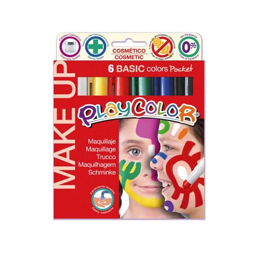Boite de 6 sticks Maquillage Pocket Basic