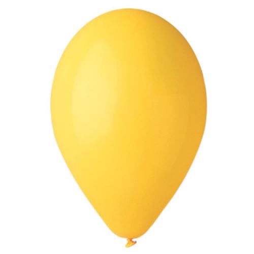 50 ballons latex jaunes citron biodégradable - Coloris : JauneBA19102/JAUNE