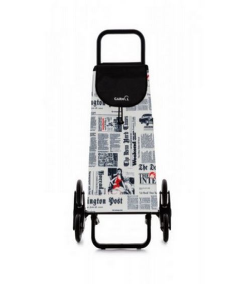 Poussette de marché 6 roues 55l journal - 2183x3gnc-562 - GARMOL