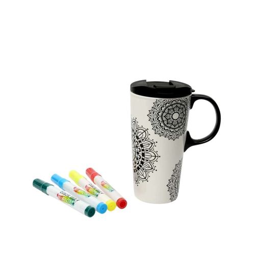 Mug en céramique Just add colour - 475 ml - 18 x 9 cm - Céramique