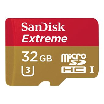 SDSDQM032GB35A: Carte MicroSDHC 32 Go � SanDisk avec adaptateur