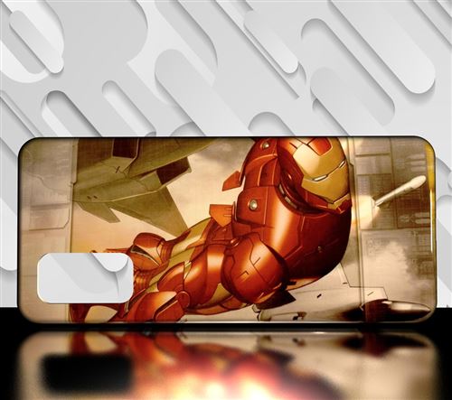 Coque pour Galaxy PLUS S20+ IRON MAN COMICS 09