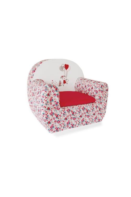 ABSORBA Canapé déhoussable London fille - 100% coton - 43,5x47x35 cm