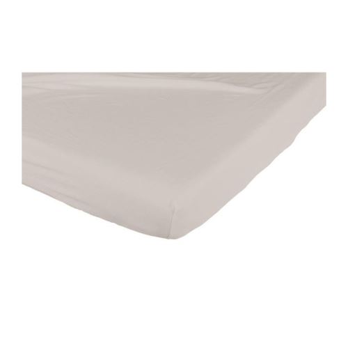 CANDIDE Drap Housse Jersey Coton 60*120 Taupe