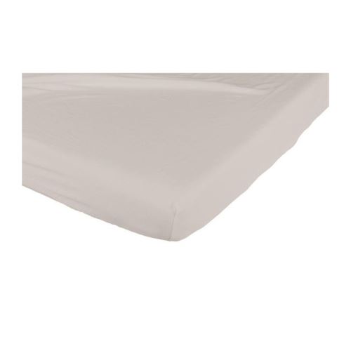 candide drap housse jersey coton 60*120 taupe