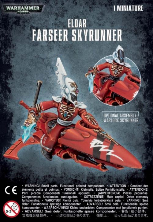 Games Workshop Warhammer 40k Eldar Farseer Skyrunner - vue 3