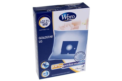 WPRO LG121MW - 4 sacs aspirateurs LG