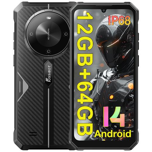 4G Smartphone Fossibot F105 6.745“ 64GO-Noir