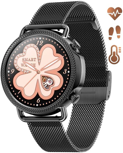 Montre connectée Chronus ZNSBL Étanche Fitness Tracker-Noir-Chronus