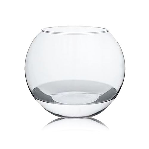 Meilleurs prix pour Lot de 2 aquariums boule vase en verre - Diamètre 23.9 x Hauteur 20 cm -JUANIO-