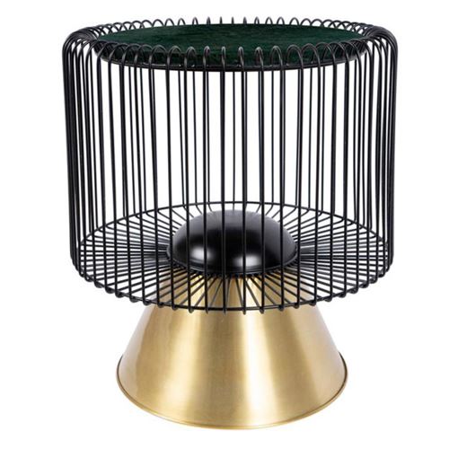 Non Communiqué Vert Table D'appoint Design "Malibu" 56Cm