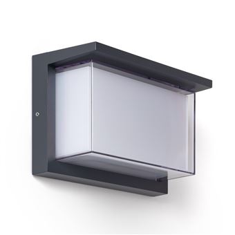 TechBrey Applique murale extérieur LED à double diffuseur sélectionnable Valorian 12 W en aluminium CCT Sélectionnable Rouille - 1