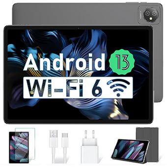 33€ sur Blackview Tab 70 WiFi Tablette Tactile 10.1 pouces Android 13  2.4G+5G WiFi 6, RAM 6 Go ROM 64 Go/SD 1 To 6580mAh - Gris - Tablette  tactile - Achat & prix