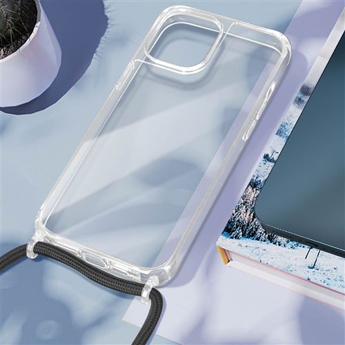 Coque Transparente Antichoc Pour IPhone 11 à 15 Pro Max - TPU Flexible Et Brillant, Protection Complète