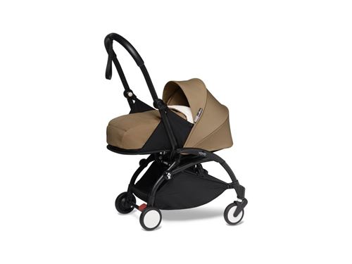 Babyzen - Poussette YOYO2 cadre noir pack 0+ marron
